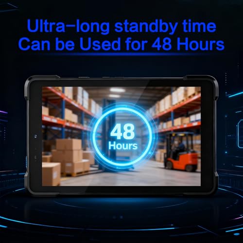 Image of FARSET Ultra Rugged Tablet P10, 10.1 inch Android 13 Warehouse Tablet PC, 8GB+128GB, GPS 1D /2D /QR Inventory Scanner, WiFi 6 & 5G LTE Barcode Scanner, 10000mAh High Capacity Battery, IP67 Waterproof