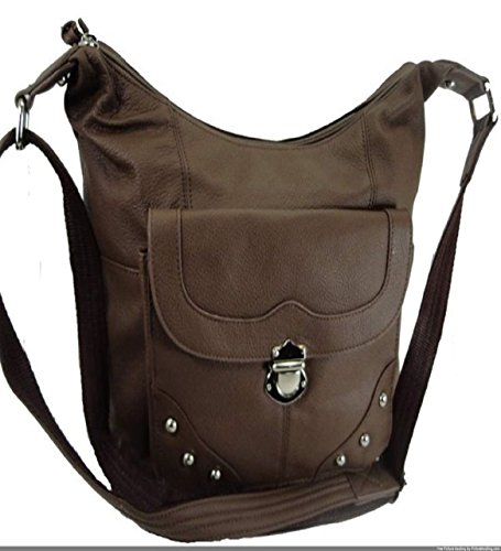 Concealed Carry Handbag Gun Concealment Purse Left/Right Hand 7005 Brown #TOP10