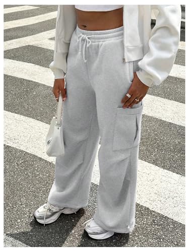 SOLY HUX Girl's Sweatpants Elastic Waist Straight Leg Casual Sports Pants with Pocket4