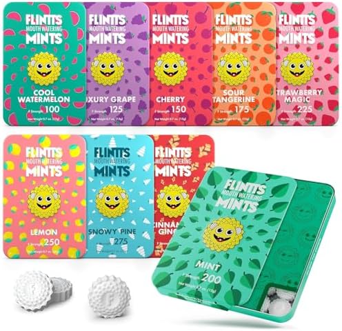 Flintts Mints Full House Mouthwatering Mints for Dry Mouth Relief