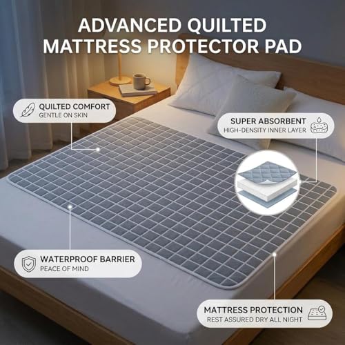 Alèse lavable contre l'incontinence pour protéger le matelas - 6