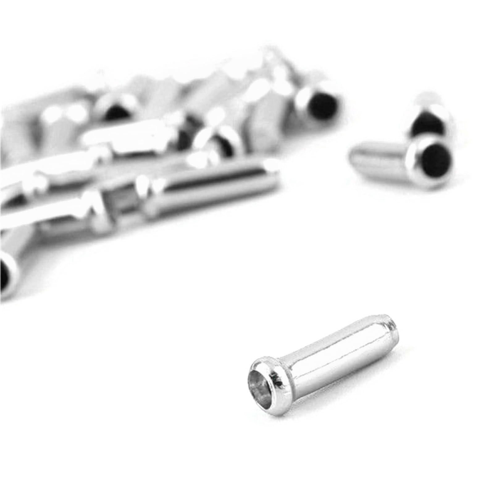 Métallique Bouchon de Frein Embouts,50 pièces 5 mm Manchons de Boîtier de Câble de Frein pour Vélo Câble de Frein (Argent Métallique Bouchon de Frein Embouts,50 pièces 5 mm Manchons de Boîtier de Câble de Frein pour Vélo Câble de Frein (Argent