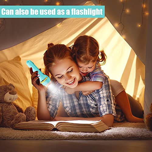 CJBIN Torcia Proiettore Storie, 2 Pezzi Proiettore Torcia per Bambini con 80 Immagini Diverse, Torcia Proiettore Bambini Storie per la Storia Della Buona Notte per Bambini e Bambine - Image 6