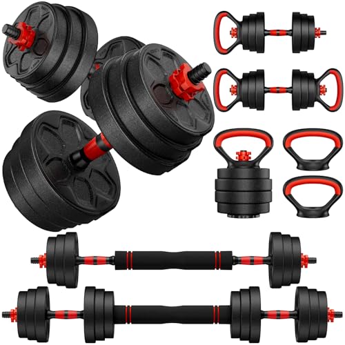 BDSHE Adjustable Dumbbell Set, 90lbs Free Weight Set with...