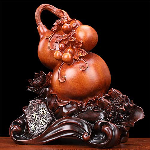 Calebasse de chance en résine pour salon et bureau - 4