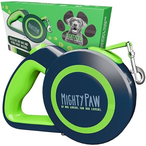 Mighty Paw Retractable Dog Lead 2.0 with Quick-Lock Cover