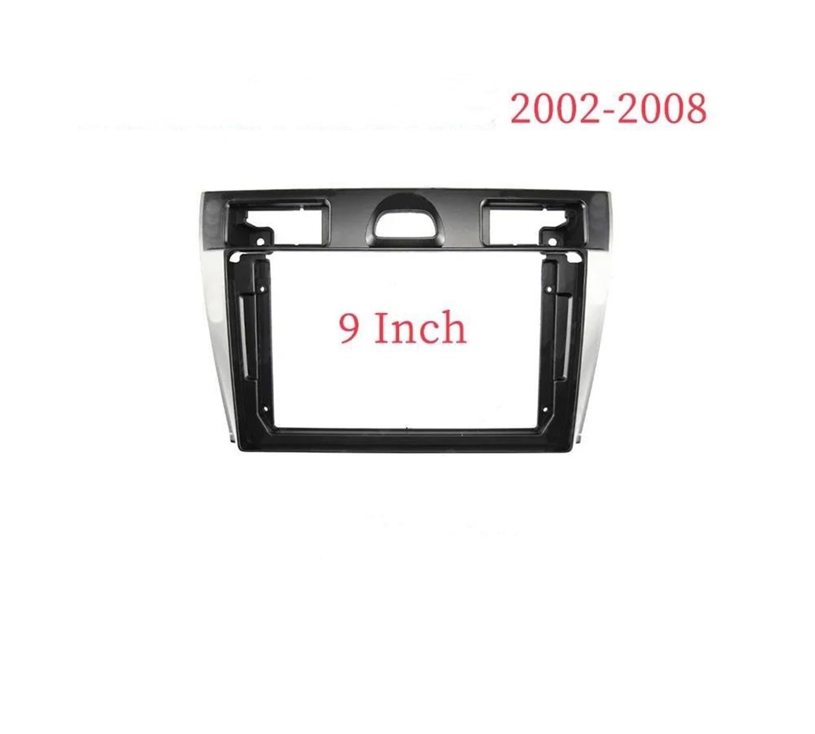 para Ford para Fiesta Fiesta Mk5 2002 2003 2004 2005 2006 2007 2008 Adaptador De Panel De Radio Marco De Coche De 9 Pulgadas MENSUNUBNM