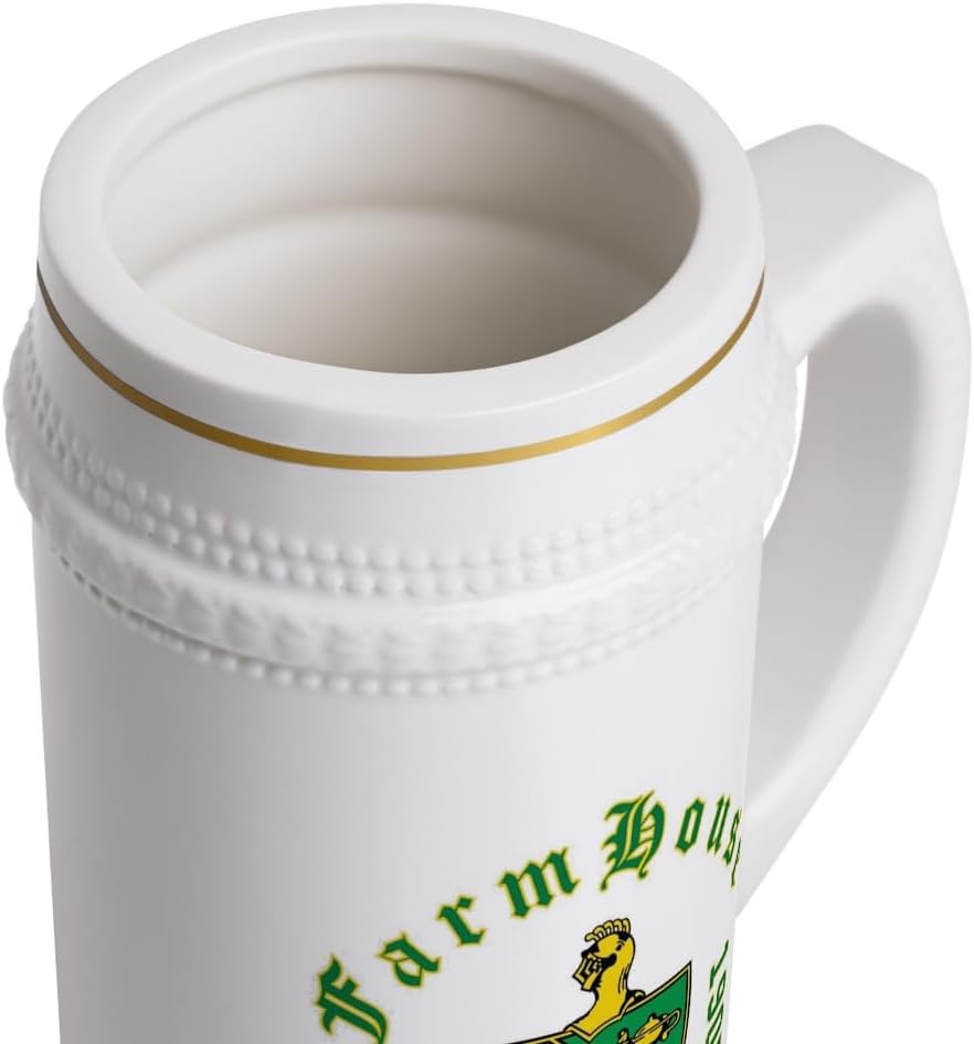Greekgear Farmhouse Collectors Crest & Year Ceramic Stein Tankard