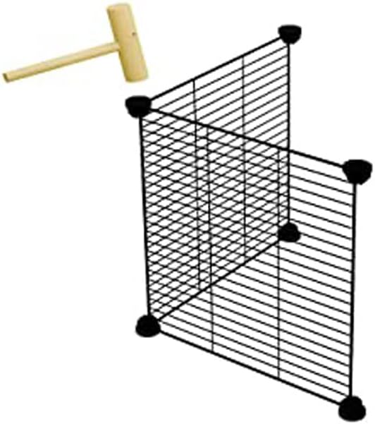 Miniatura 7 de Gran conejillo de indias de doble historia, hábitat de conejo, hámster, tortuga, bichos, jaula de bichos, divisor central con puerta, ratones,