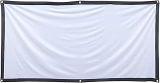 SOLUSTRE Telas De Projeção Anti Anti Curring Filmes de Proje??o: 60 Polegadas 16: 9 Projetor Dobrável Tela de Projetor de Vídeo Dupla Face para Suporte de Home Theater Tela De Projeção