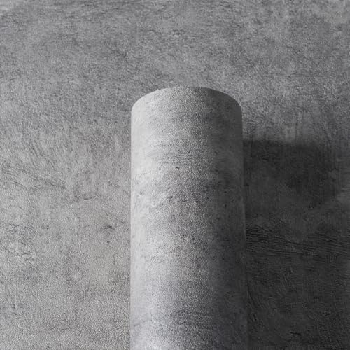 壁紙 コンクリート 打ちっぱなし コンクリート壁紙 リメイクシート コンクリート調 グレー はがせる 壁紙シール 幅60cmx10m 初心者・女性一人でもOK 模様替え 防水防汚 DIY 賃貸OK