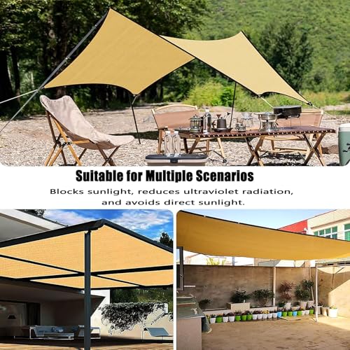 Toldo para jardín y coche Sun e Cloth de 230 x 460 cm que transforma tu patio en un oasis fresco 7