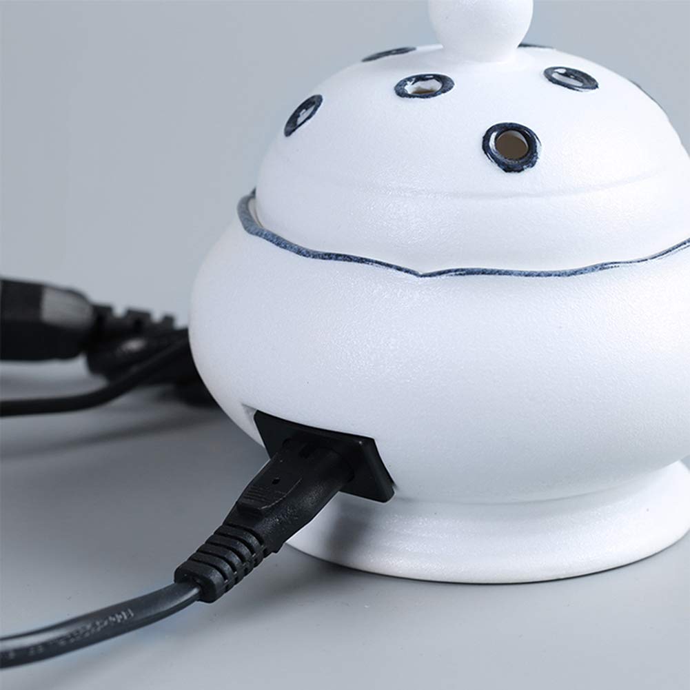 YXY 220V bruciatore di incenso elettrico a sabbia viola OUD sandalo Plug-in incenso in polvere incensiere lampada a olio essenziale camera da letto luce notturna  15