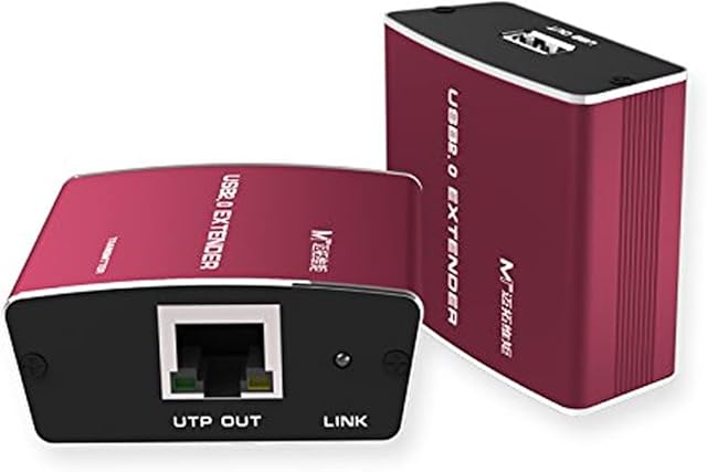 MT-VIKI 100 Meters USB Extender over Cat5 Cat5e Cat6 by Ethernet Cable RJ45, Extend USB Data up to 100 Meters 328ft