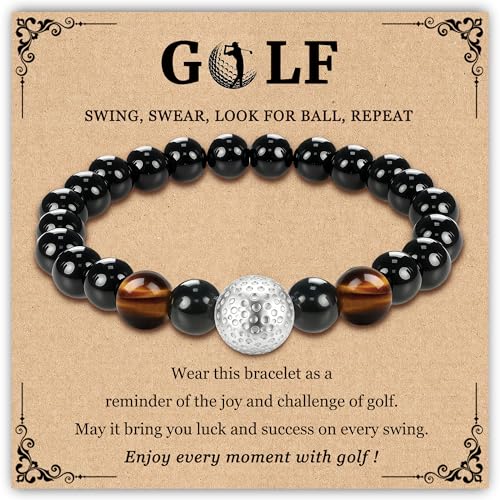 Pealicious Golf Stone Bead Bracelet