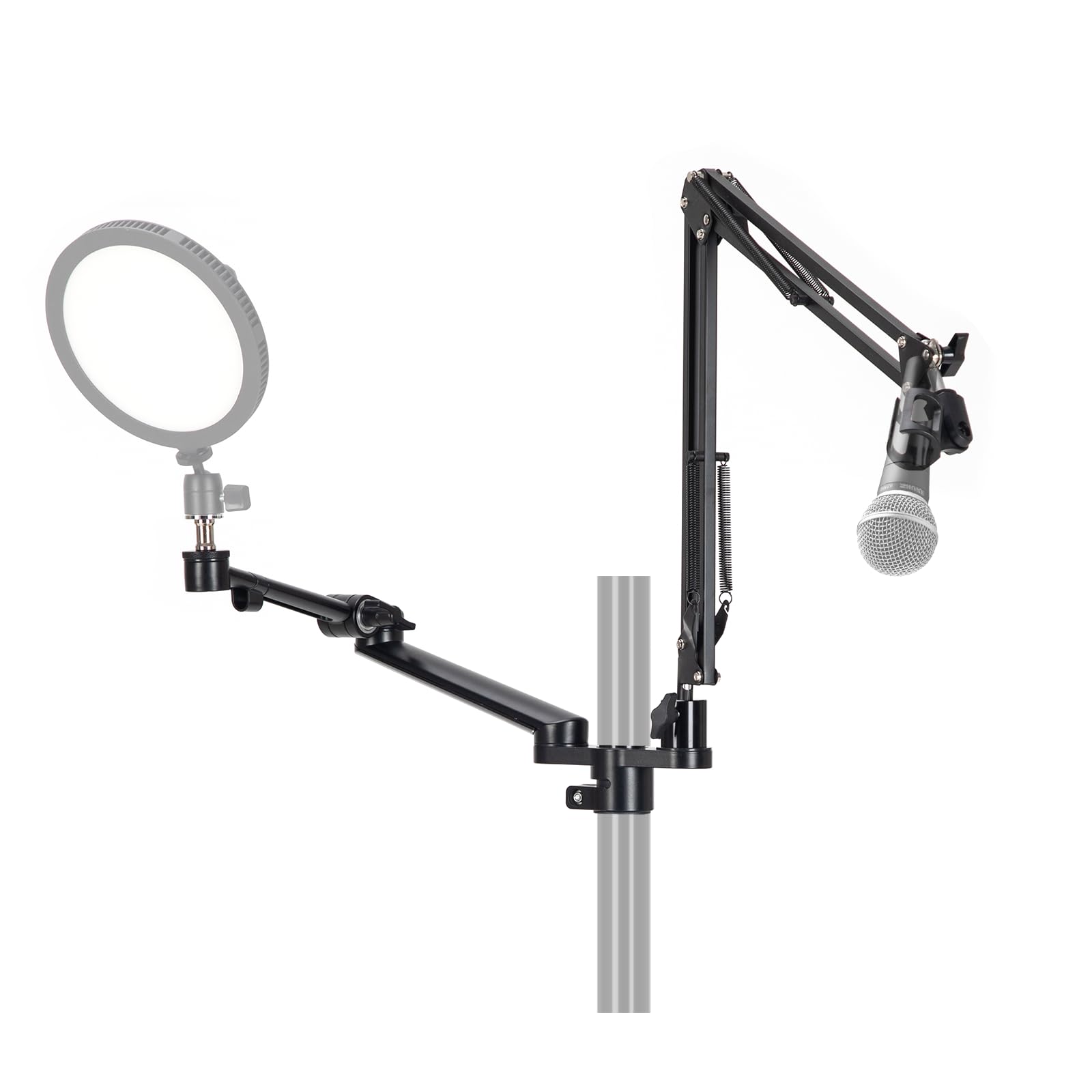 TARION Titanrig Bras Module Y : Trépied de table pour appareil photo, trépied de table, trépied de serrage, bras articulé, support de table pour appareils photo reflex numériques, éclairage annulaire