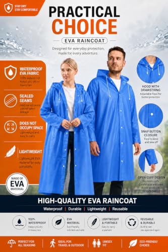 Image of Mens Raincoat Suit with Pant Set Modestra Series | Waterproof Lightweight Breathable Rain Wear | Waterproof Zipper Raincoat for men waterproof