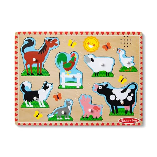 Melissa & Doug - Bauernhoftiere Sound Puzzle - 8-teiliges...