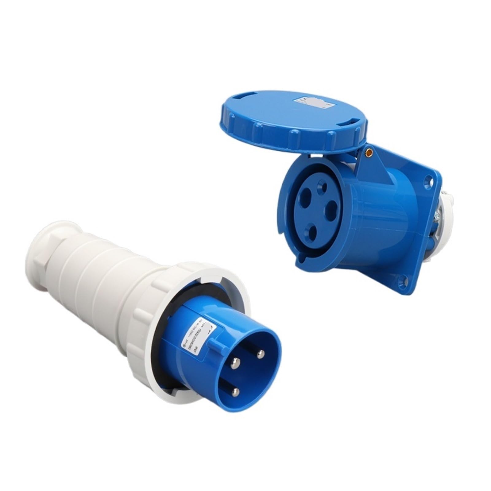 63A 3-core Concealed Socket Aviation Plug Industrial(Plug concealed socket)