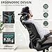 FelixKing Office Chair Ergonomic Desk Chair with Headrest, High Back Computer with Adjustable Lumbar Support and Wheels,Executive Swivel Comfy with flip-up Armrests for Home Office