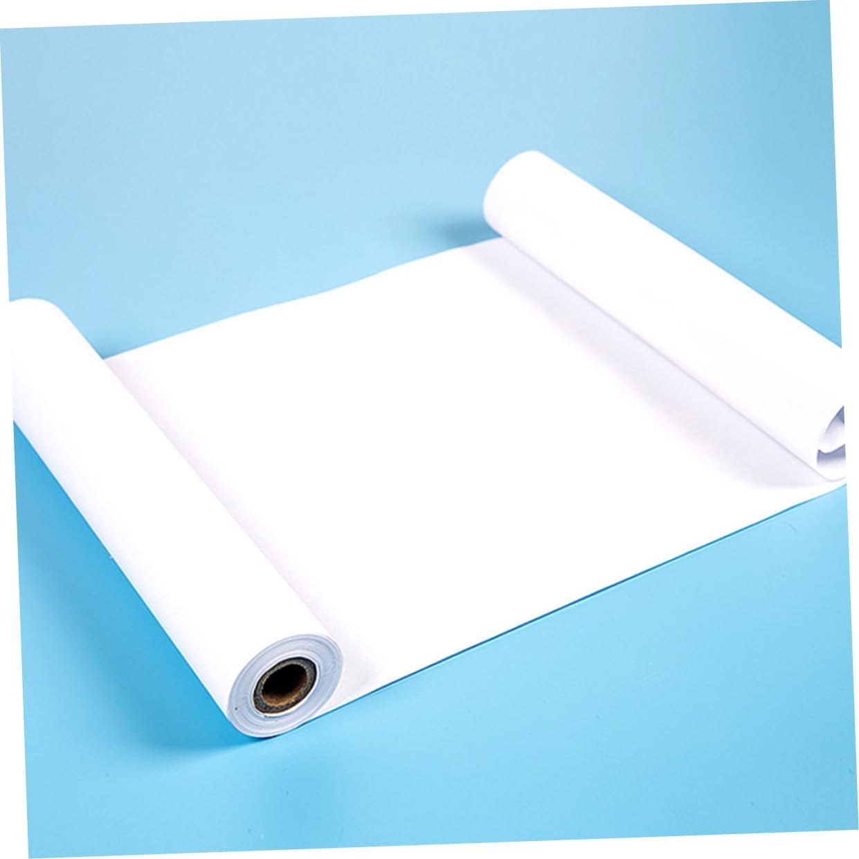 DIYEAH White Drawing Paper Roll Acid Recycled Watercolor Painting Paper for Craft Activity Sketching and Art Supplies Compatible with Pencils Ink Crayons Pastels