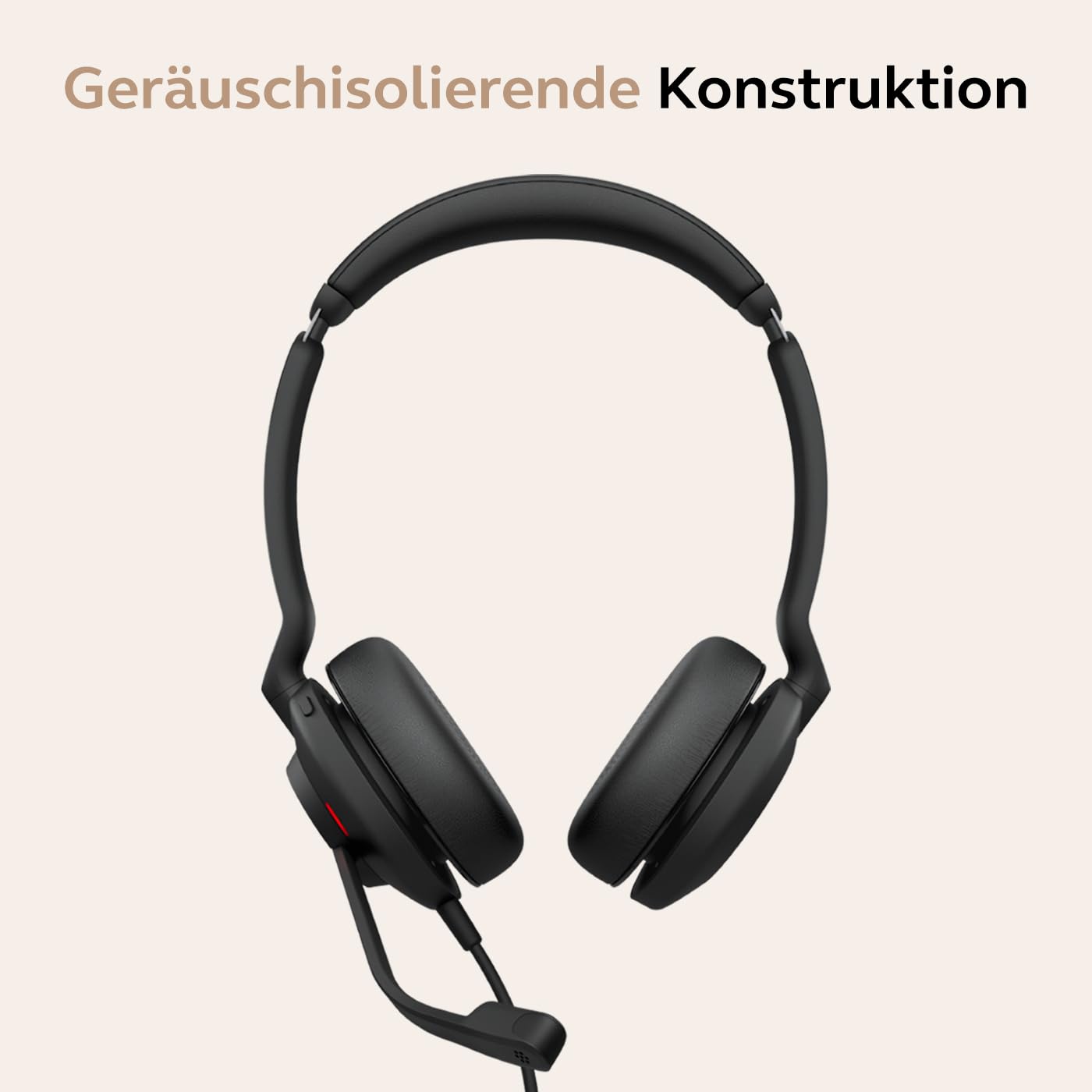 Jabra Evolve2 30 SE Telefon On Ear Headset kabelgebunden Stereo Schwarz Mikrofon-Rauschunterdrückung, Noise Cancelling