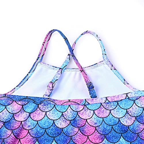 Jxstar Girls 3 Piece Rash Guard Swimwear Set Kids Long Sleeve Swimsuits UPF 50+ UV4