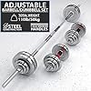 Synergee 50KG Adjustable Dumbbell & Barbell Set