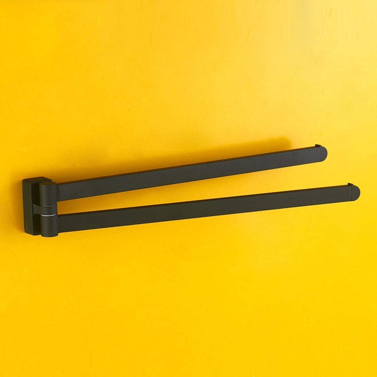 Rack Toallas Toallero De Cobre Pared con 2 Barras Giratorias para Baño Accesorios De Baño