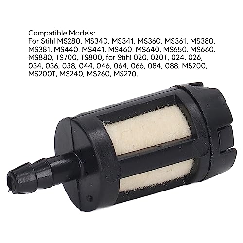 Filtro de Combustível, Leve, Fácil Instalação, Design Padrão, Eficiente, Motosserra, Filtro de Combu