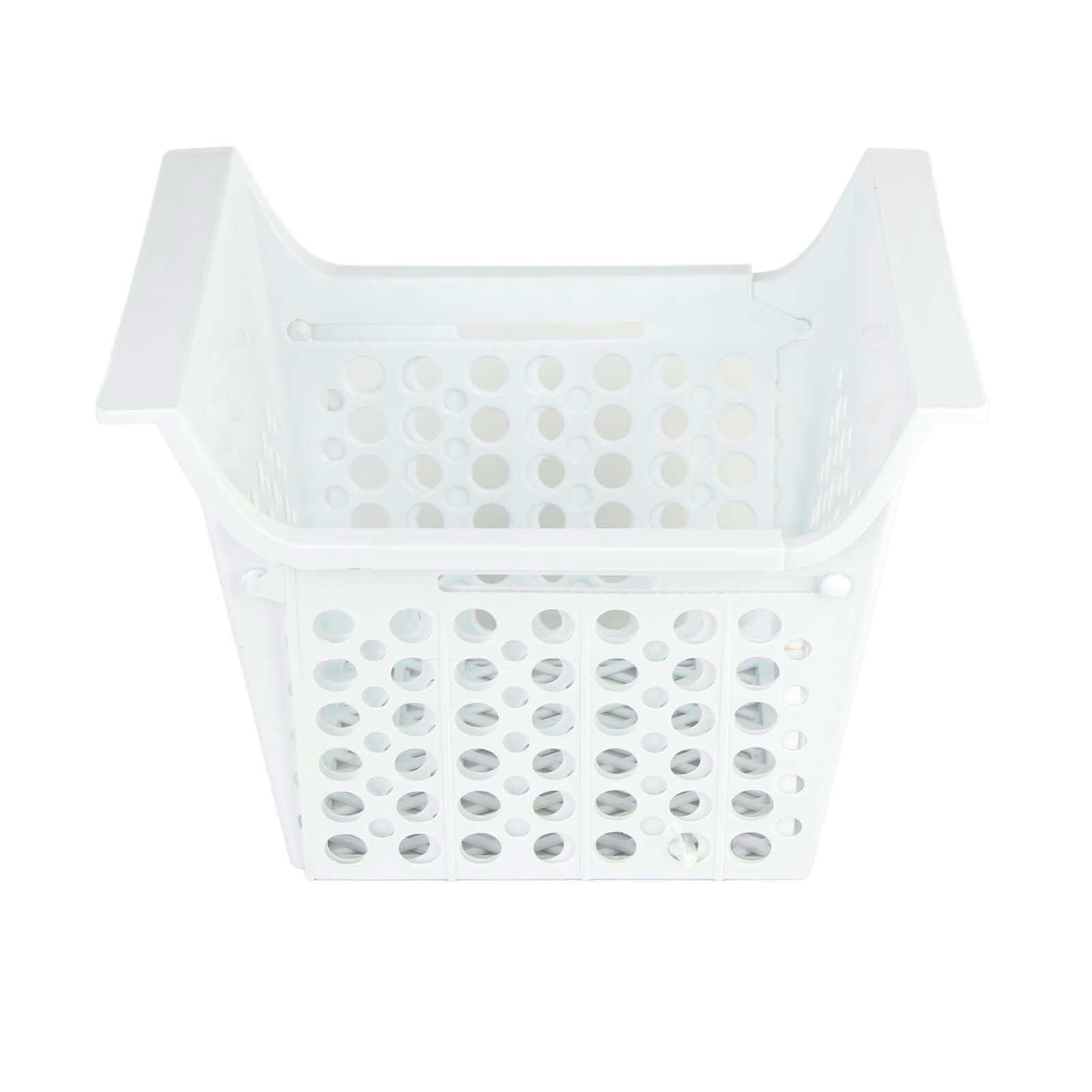 TOPINCN Freezer Storage Organizer Baskets with Handle PP Chest Freezer Basket Expandable Deep Freezer Organizer Bin Heavy Load Chest Freezer Accessory for Kitchen (S) on Fridge.com