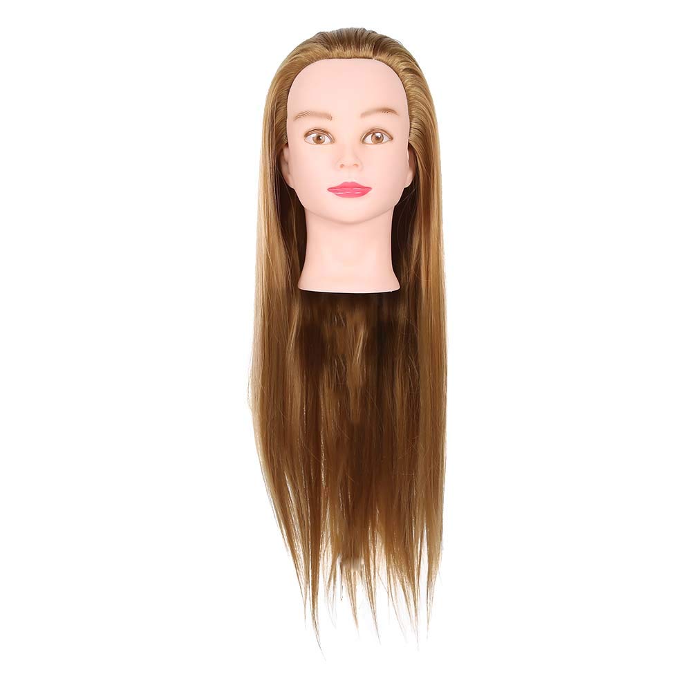 Wig Hair Mannequin Head Hair Styling Braiding Salon Training Practice Head Model 70cm