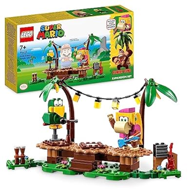 LEGO Super Mario Set de Expansión: Jaleo en la Jungla con Dixie Kong con Las Figuras de Dixie Kong y Squawks el Loro, Juguete de Construcción para Combinar con el Pack Inicial 71421 | Ya disponible en tu tienda friki favorita! En mundofriki.es! LEGO Super Mario Set de Expansión: Jaleo en la Jungla con Dixie Kong con Las Figuras de Dixie Kong y Squawks el Loro, Juguete de Construcción para Combinar con el Pack Inicial 71421 | Ya disponible en tu tienda friki favorita! En mundofriki.es!