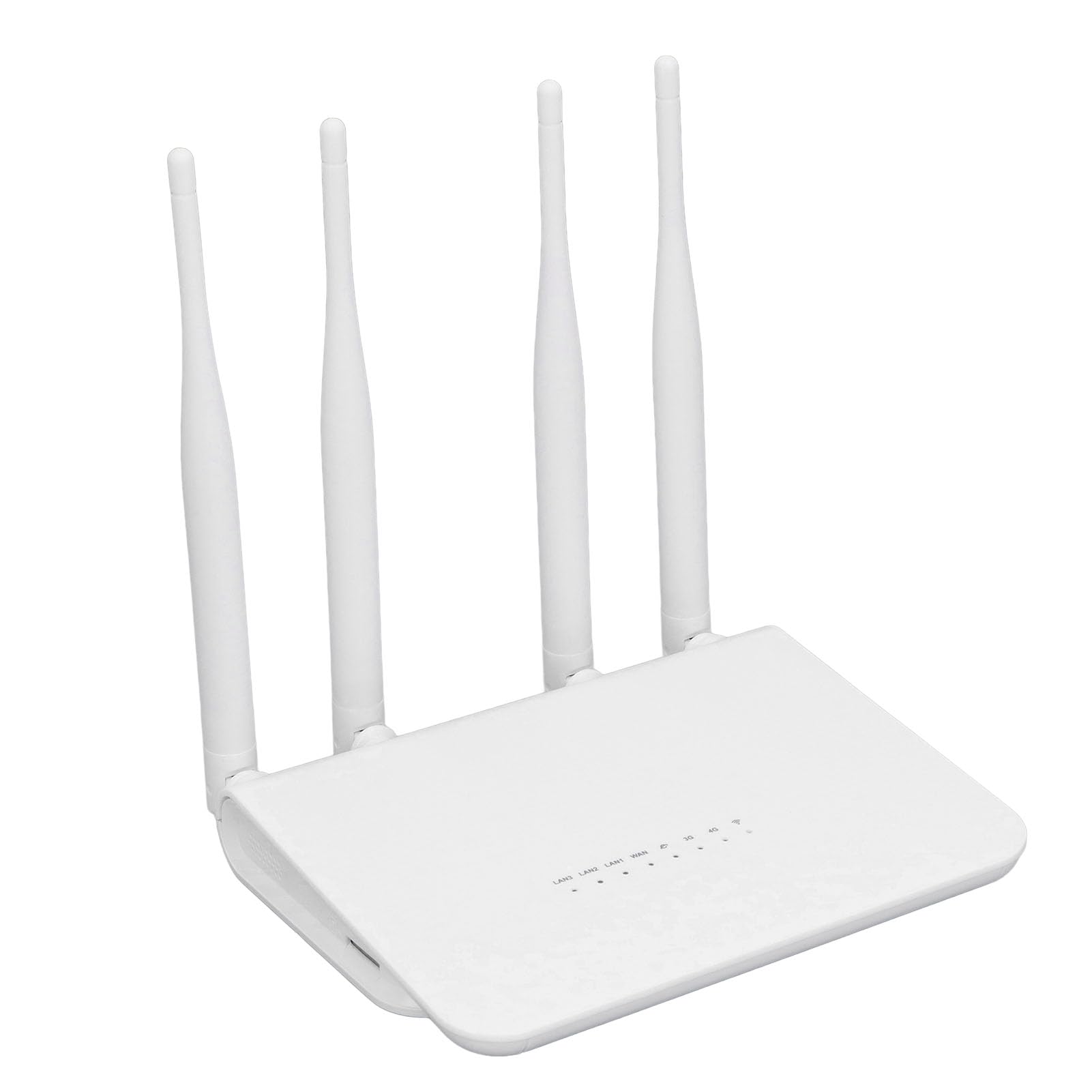 Modem Router 4G LTE, Router Hotspot Mobile Sbloccato con Slot per Scheda SIM e 4 Antenne per L'area Asiatica (Spina europea)