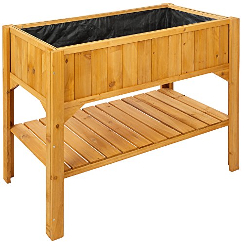 tectake Jardinière surélevée avec...