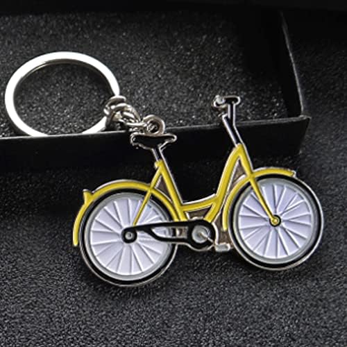 ARFUKA Keyring Bicycle Pendant Keychain Metal Key Ring Charm Jewellery Christmas Birthday Gift Keyrings Key Chain Key Ring Holder for Men and Women - Image 4