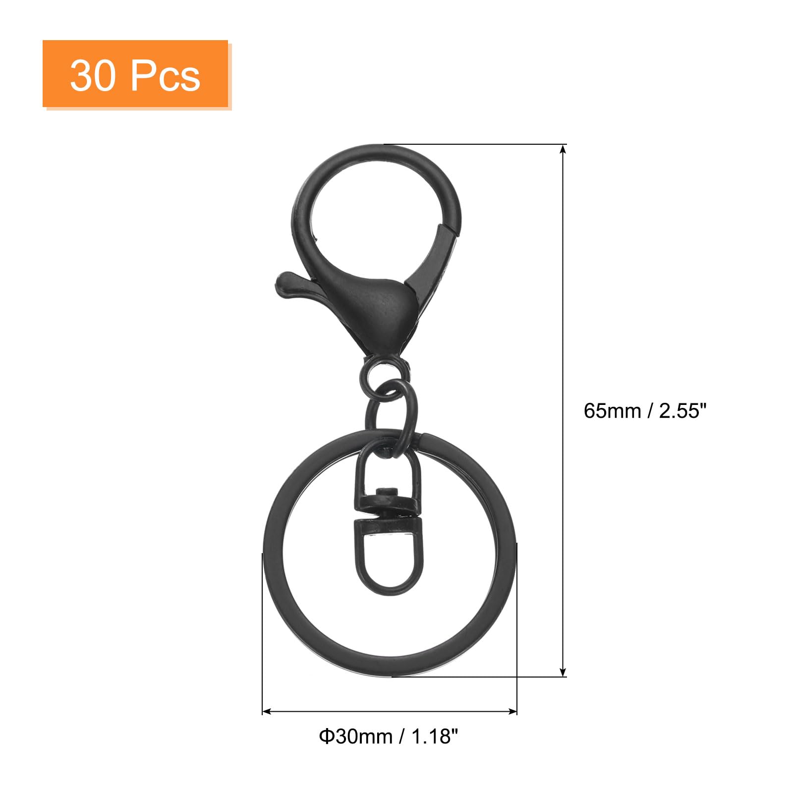 uxcell Lobster Claw Clasps Keychain - Image 2