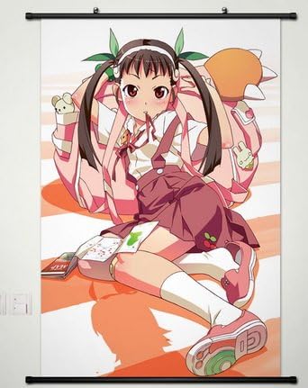 Bakemonogatari Home Decor Anime Wall Scroll Poster Fabric Painting Hachikuji Mayoi 028 L