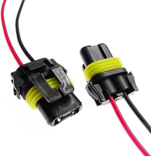 Miniatura 4 de iJDMTOY 9005 HB3 9145 H10 9006 HB4 Extensión arnés de cableado Cables compatibles con luces altas/bajas o luces antiniebla