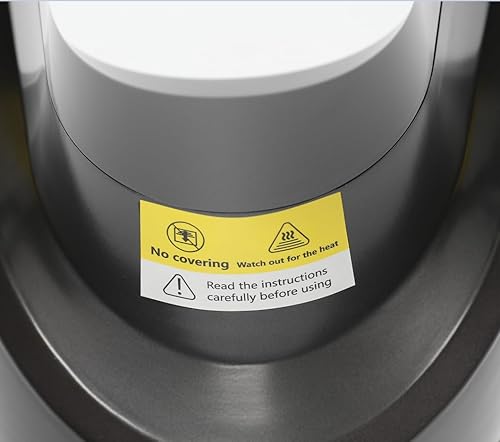 Miniatura 6 de Ventilador sin aspas, ventilador de torre combinado de calefacción y refrigeración de 22 pulgadas oscilante de 80 con control remoto, temporizador