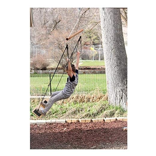 Stone Owl Outdoors SkateSwing 360- Rotates 360 Degrees - Skateboard, Tree, Porch, and playset Swing