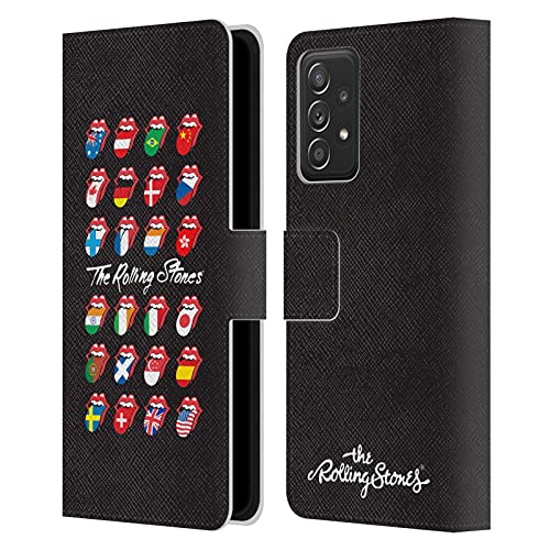 Étui Portefeuille Rolling Stones Samsung A53 5G Housse Cuir Licence