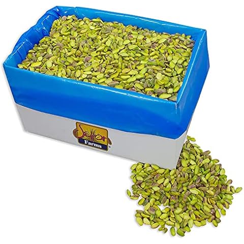 Setton Farms Premium California Raw Pistachio Halves, Bulk Pistachio Split Kernels, Bulk Raw Pistachio Pieces, 5lb Bulk Case, Chopped Pistachios for Baking and Cooking (Perfect for making Dubai Chocolate) Cover