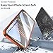 Eastcoo Metal Bumper Case for iPhone 17 Pro, Aluminum Frame Slim Case[Separate Metal Lens Protector] [HD Tempered Glass Screen Protector] [Hippocampal Buckle Design] Cover for iPhone 17 Pro 6.3 Inch