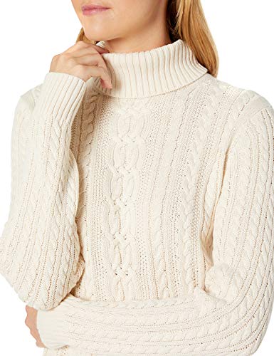 Amazon Essentials Women's Standard Fisherman Cable Turtleneck Sweater - Image 5