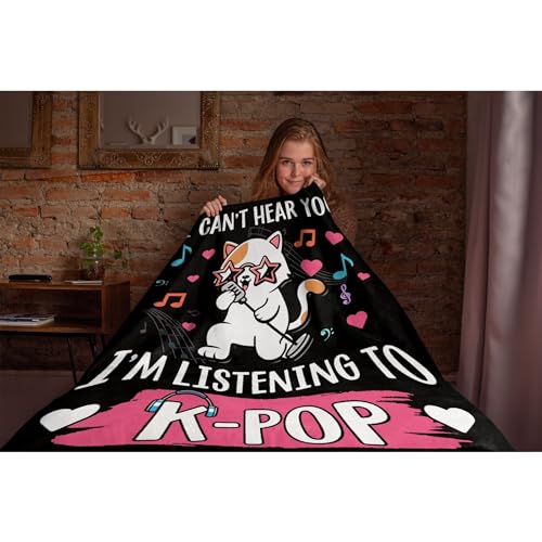 Tamonten 138 Listing To K-Pop Blanket Super Soft Lightweight Throw Comfy Fluffy Quilt For Bed Sofa All Seasons Warm 60 Inchx50 Inch Twin thumb #4