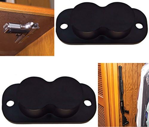 Safety Solutions for Gun Storage Pack of 2 Gun Magnet Concealed Rifle & Shotgun Magnetic Holder (2 Magnet Holders)