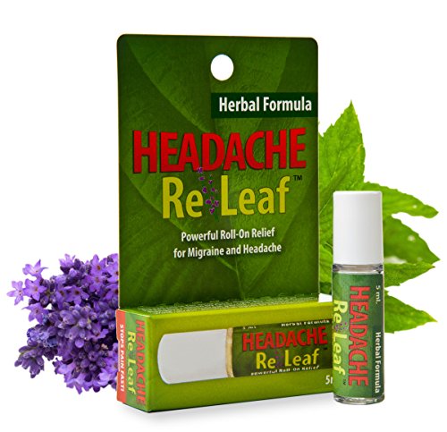 Headache ReLeaf Roll-On, Essential Oil Headache Roller, Herbal Migraine Remedy, Aromatherapy for Headaches, Drug Free Migraine Treatment