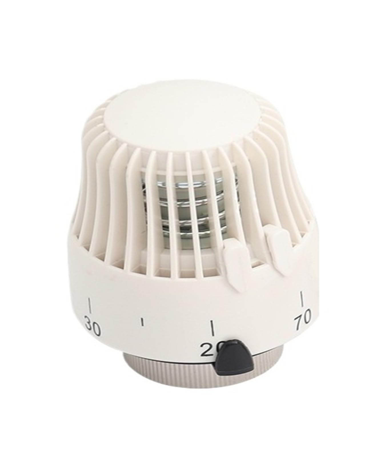 Thermostatic Radiator Control M30×1.5 Three Way Mixing Valve with Thermostatic Capillary Remote Sensor Setting Range 30-70 °C(Actuator and Vavle)