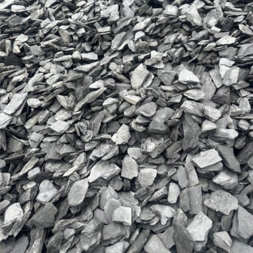 Vertiflower Schiefer Anthrazit 10–30 mm, 25 kg - Dekorative...